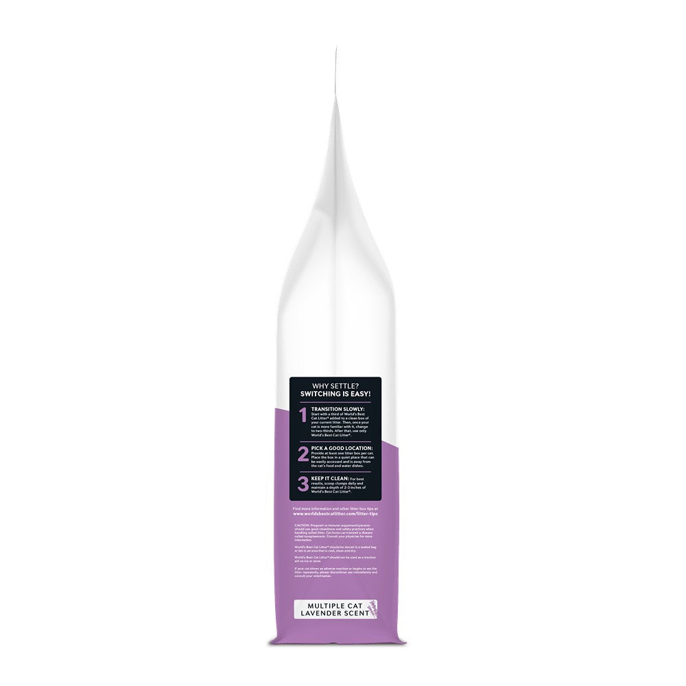 World's Best Multiple Cat Lavender Scented Cat Litter
