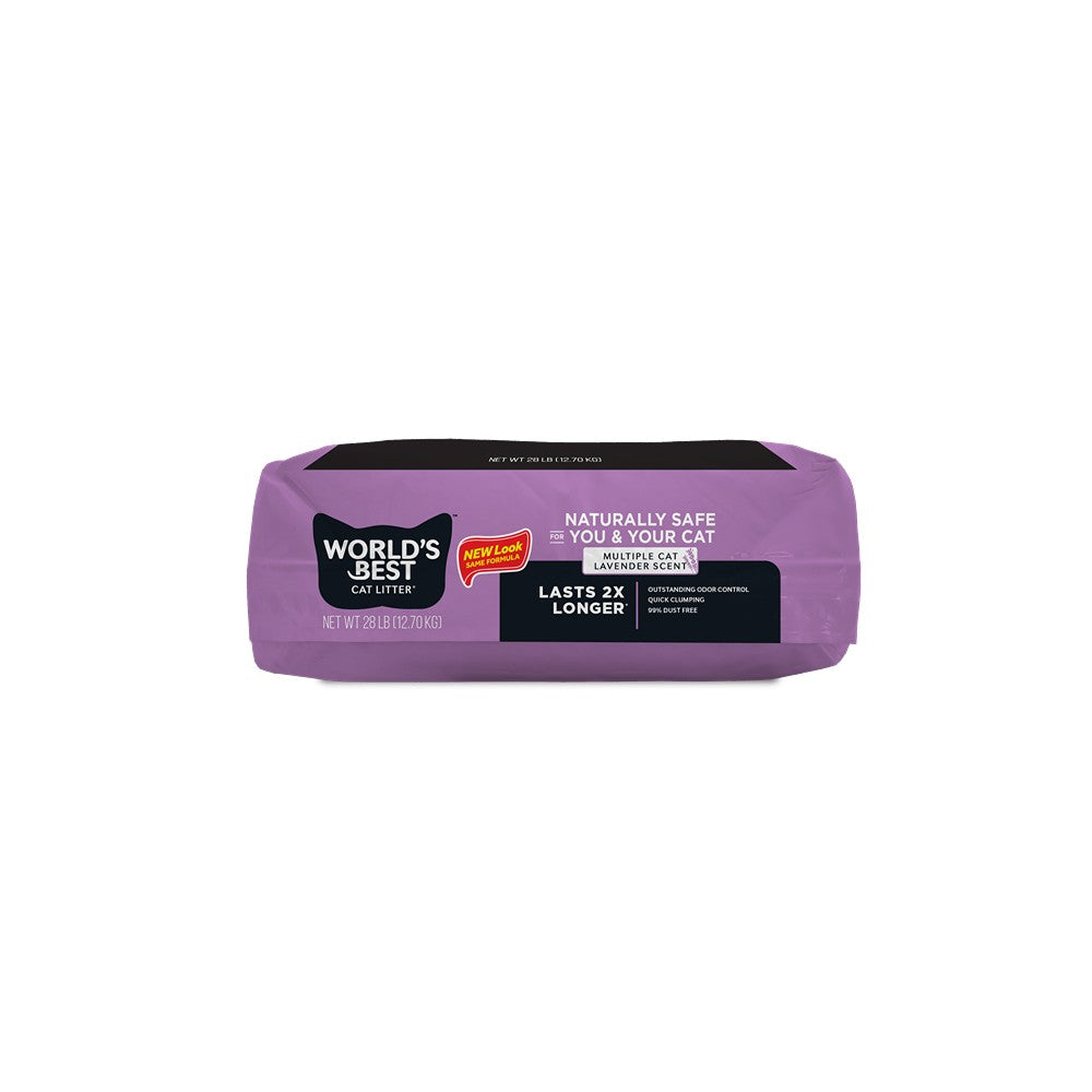 World's Best Multiple Cat Lavender Scented Cat Litter