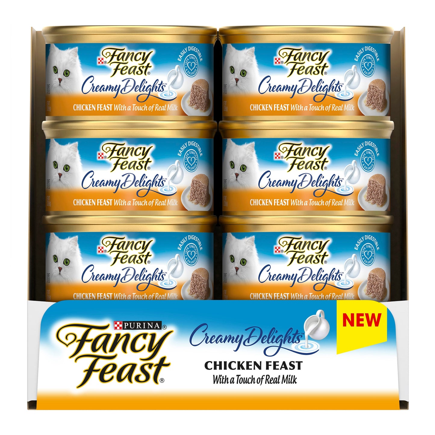 Fancy Feast Adult Creamy Delights Chicken Feast Wet Cat Food 85g