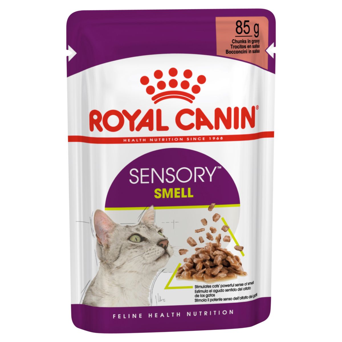 Royal Canin Sensory Smell Chunks in Gravy Wet Cat Food 85G