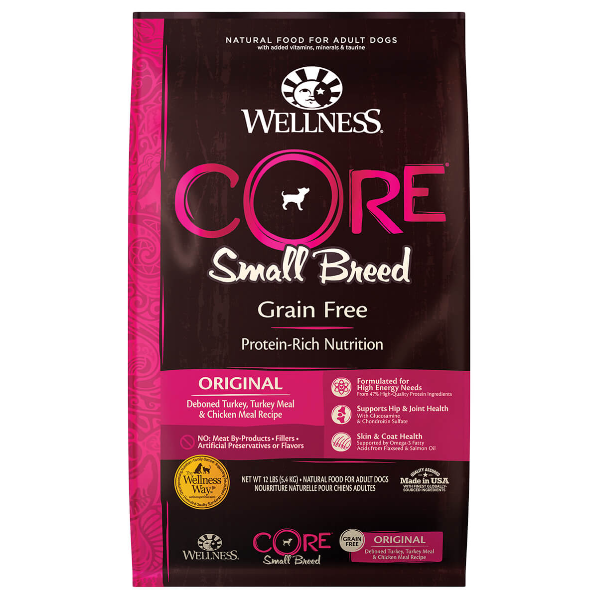 Wellness Core Grain Free Small Breed Adult Dry Dog Food 5.4kg