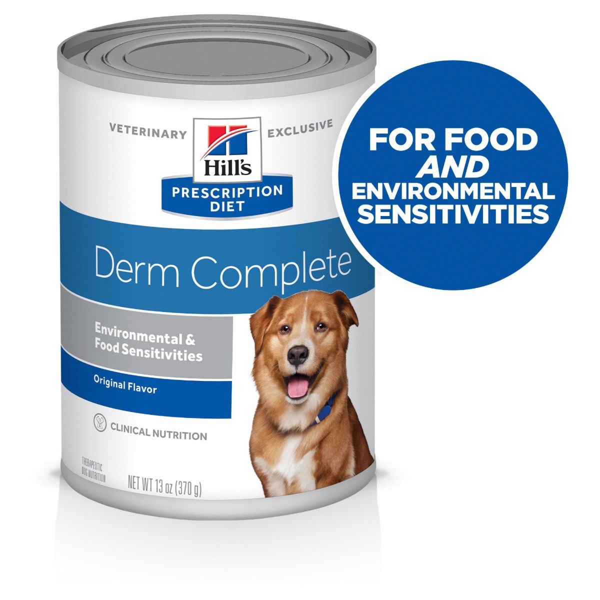 Hill's Prescription Diet Derm Complete Environmental/Food Sensitivities Wet Dog Food 370g