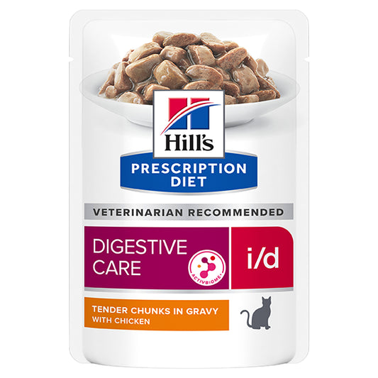 Hill's Prescription Diet i/d Digestive Care Wet Cat Food Pouches