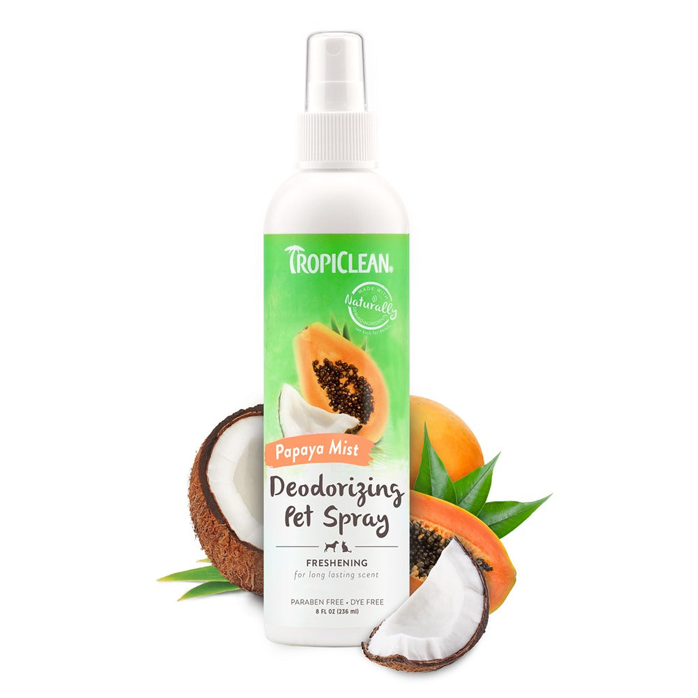 TropiClean Deodorizing Spray Papaya Mist 236mL