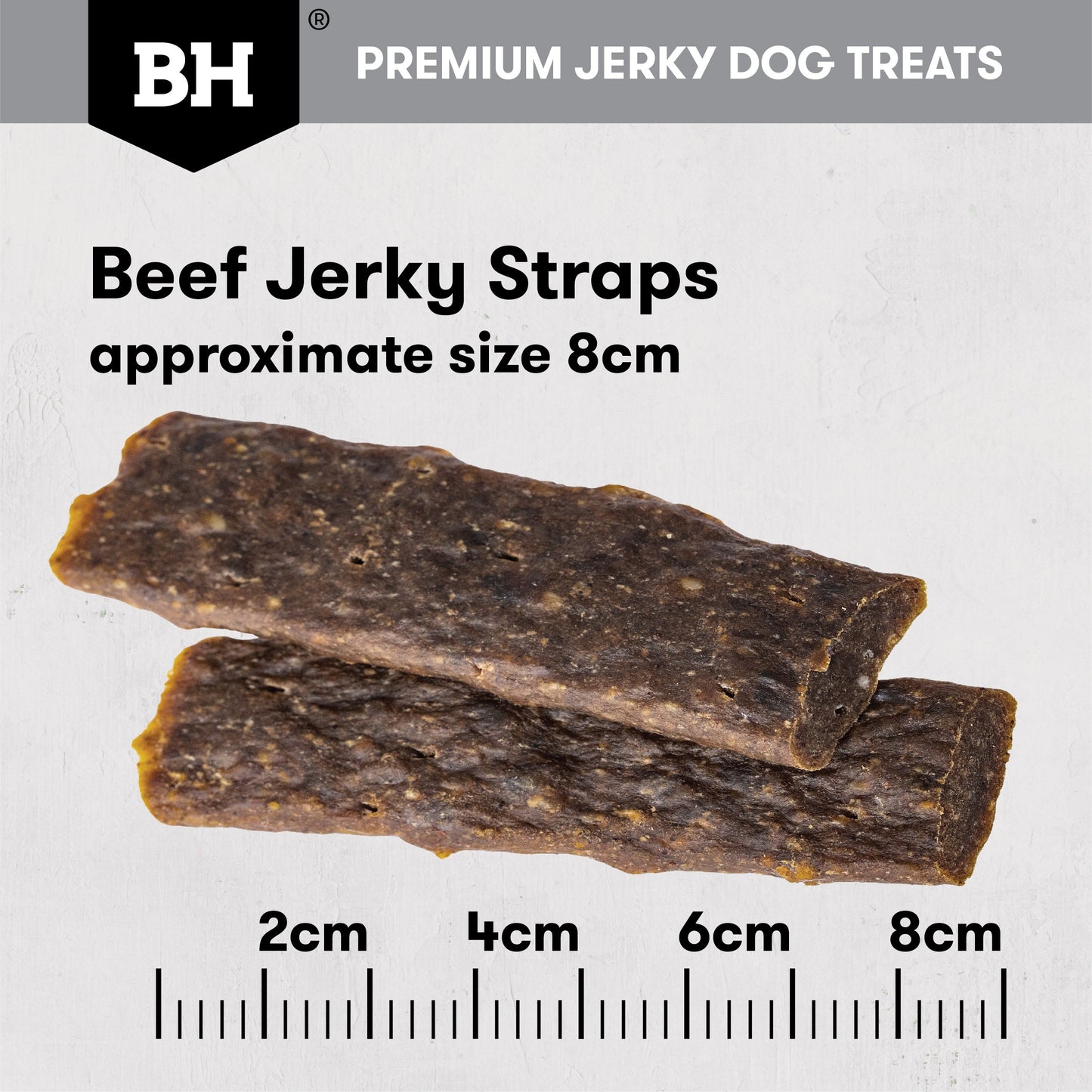Black Hawk Beef Jerky Straps Dog Treats