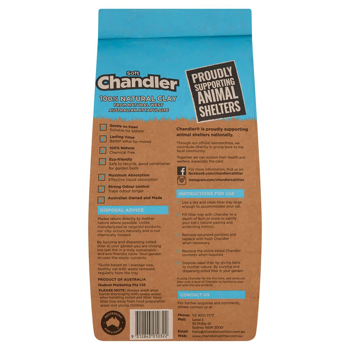 Chandler Soft Natural Attapulgite Clay Kitten Litter