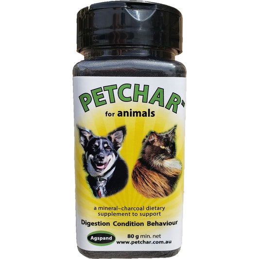 Agspand Petchar Natural Minerals with Charcoal Cat & Dog Supplement