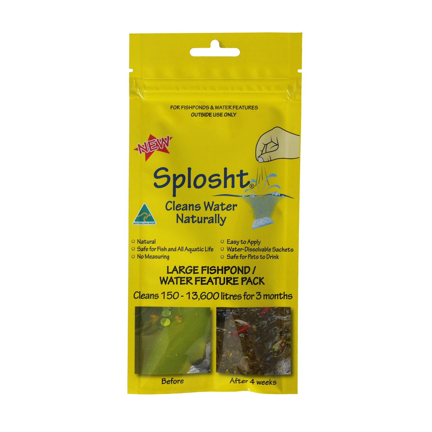 Splosht Water Cleaner Pack For Large Fishpond