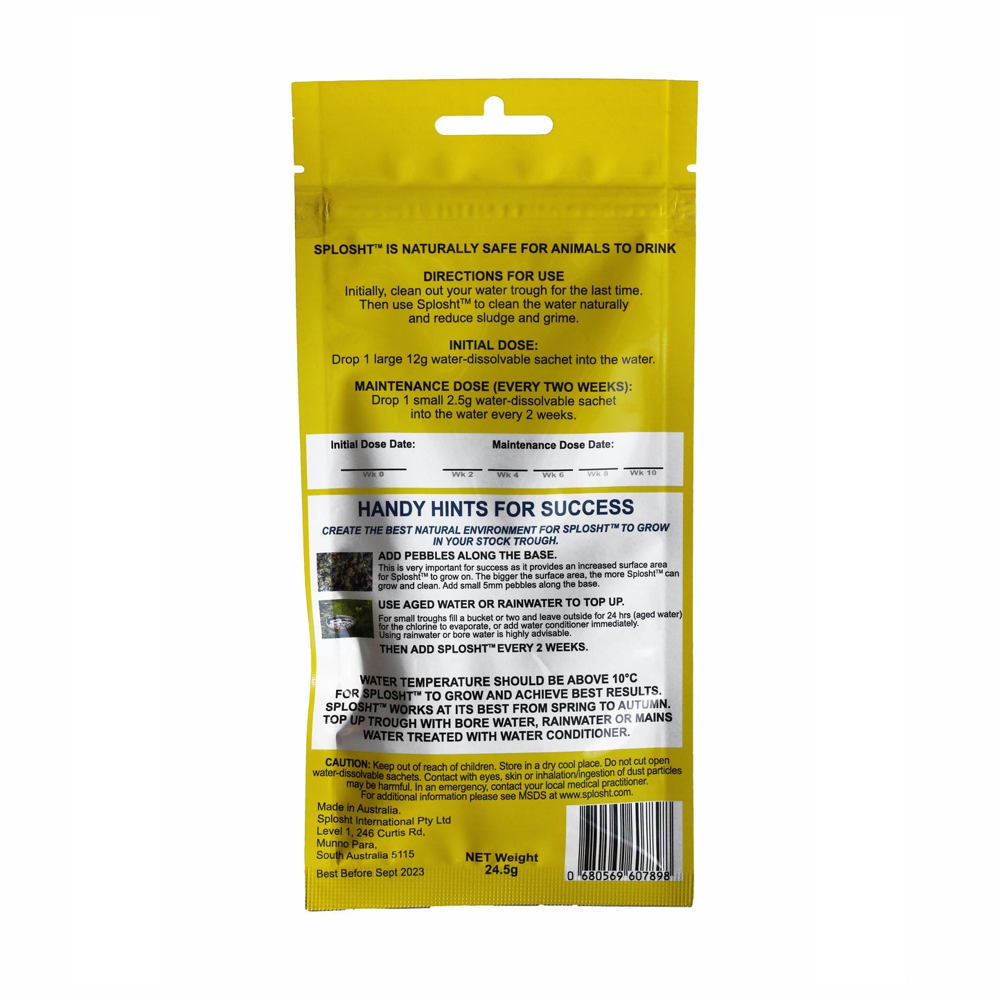 Splosht Water Trough Cleaner Pack