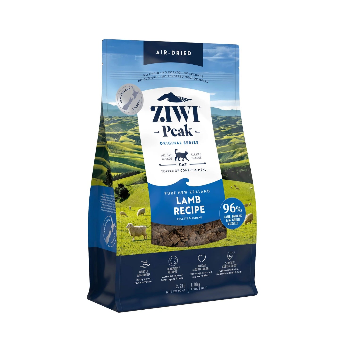 Ziwi Peak Air Dried Lamb Recipe Dry Cat Food
