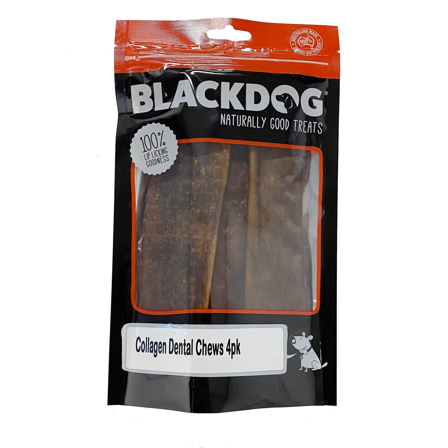 Blackdog Collagen Dental Chews Dog Treat 4 Pack