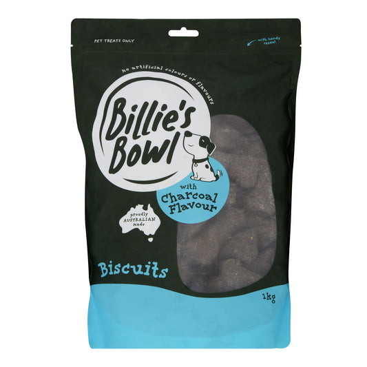 Billie's Bowl Biscuits Charcoal Flavour Dog Treats