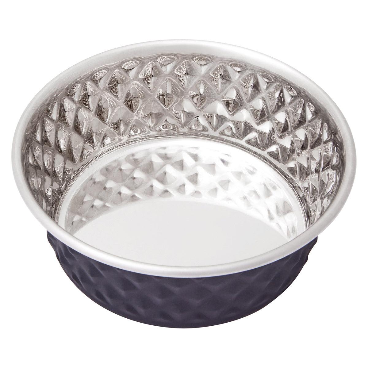 Lexi & Me Stainless Steel Dog Bowl Black