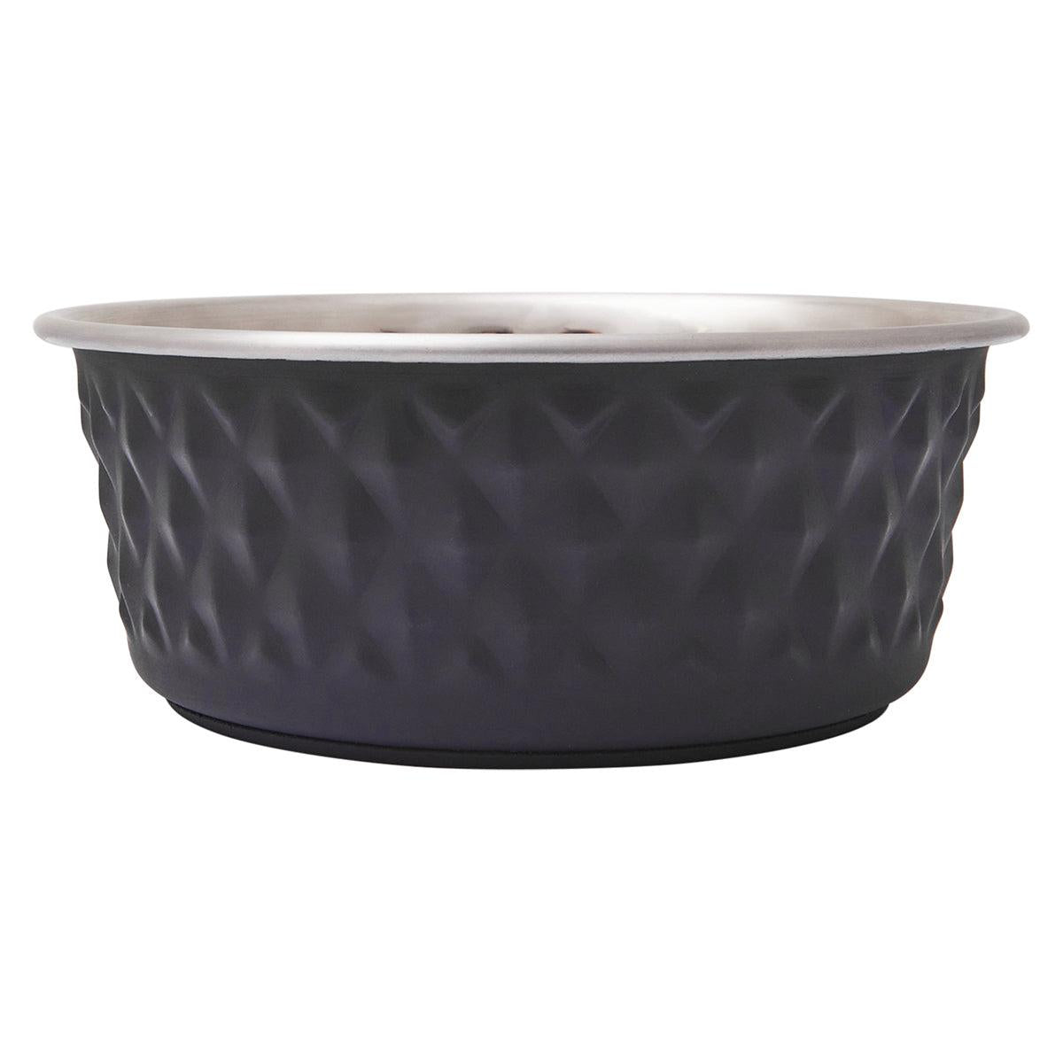 Lexi & Me Stainless Steel Dog Bowl Black