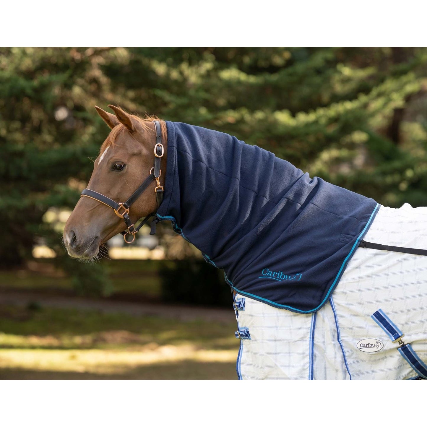 Caribu Polar Fleece Neck Rug Midnight