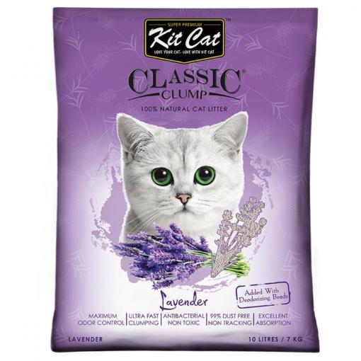 Kit Cat Bentonite Lavender Clumping Cat Litter 10L