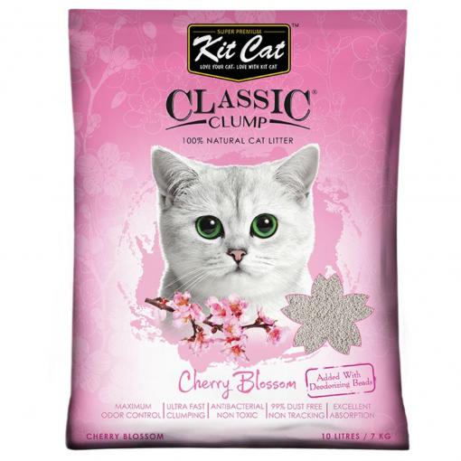 Kit Cat Bentonite Cherry Blossom Clumping Cat Litter 10L