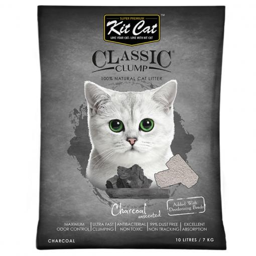 Kit Cat Bentonite Charcoal Clumping Cat Litter 10L