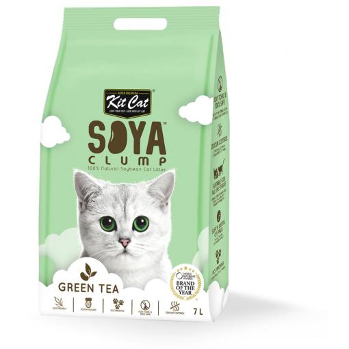 Kit Cat Soya Green Tea Clumping Cat Litter 7L