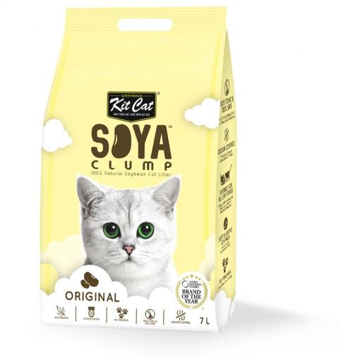 Kit Cat Soya Original Clumping Cat Litter 7L