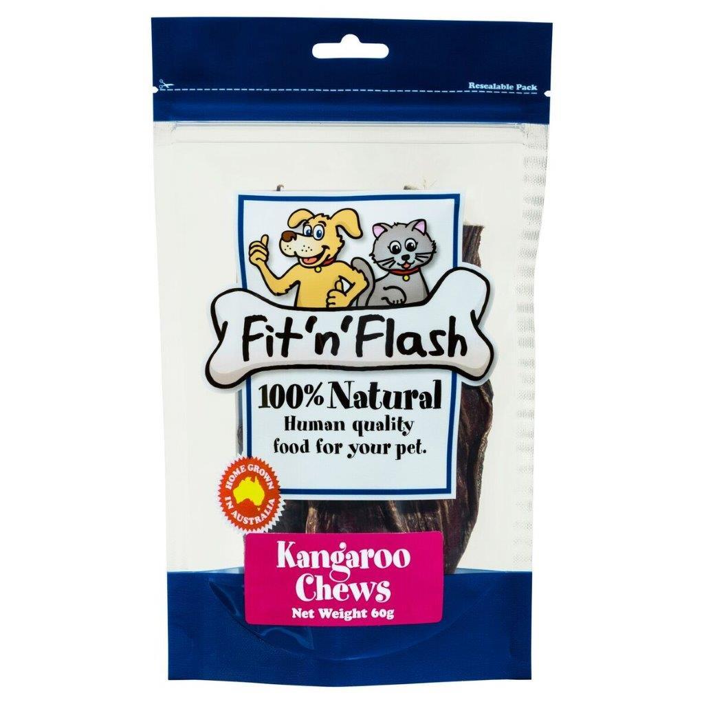 Fit 'n' Flash Kangaroo Chews Dog Treats