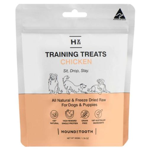 Houndztooth Chicken Training Treats Dog Treats 50g