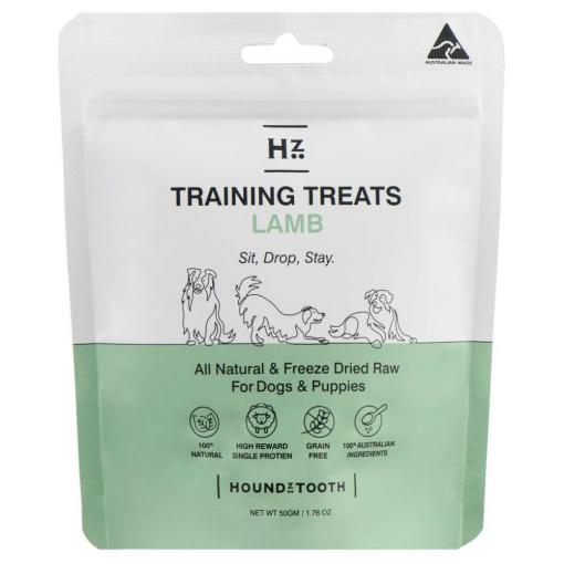 Houndztooth Lamb Training Dog Treats 50g