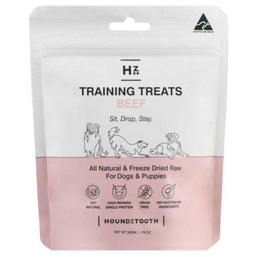 Houndztooth Beef Training Dog Treats 50g