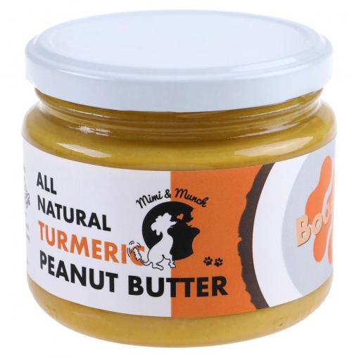 Mimi & Munch Turmeric Peanut Butter Booster Dog Treat 300ml