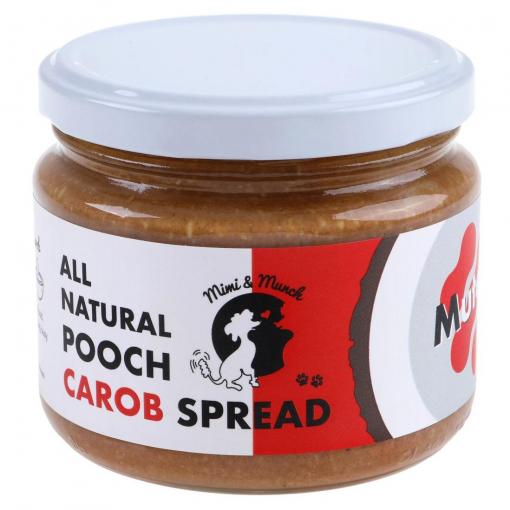 Mimi & Munch Pooch Carob Spread Mutella Dog Treats 300ml