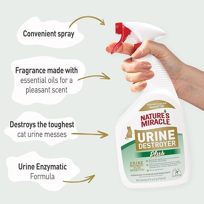 Nature's Miracle Cat Urine Destroyer Plus Spray