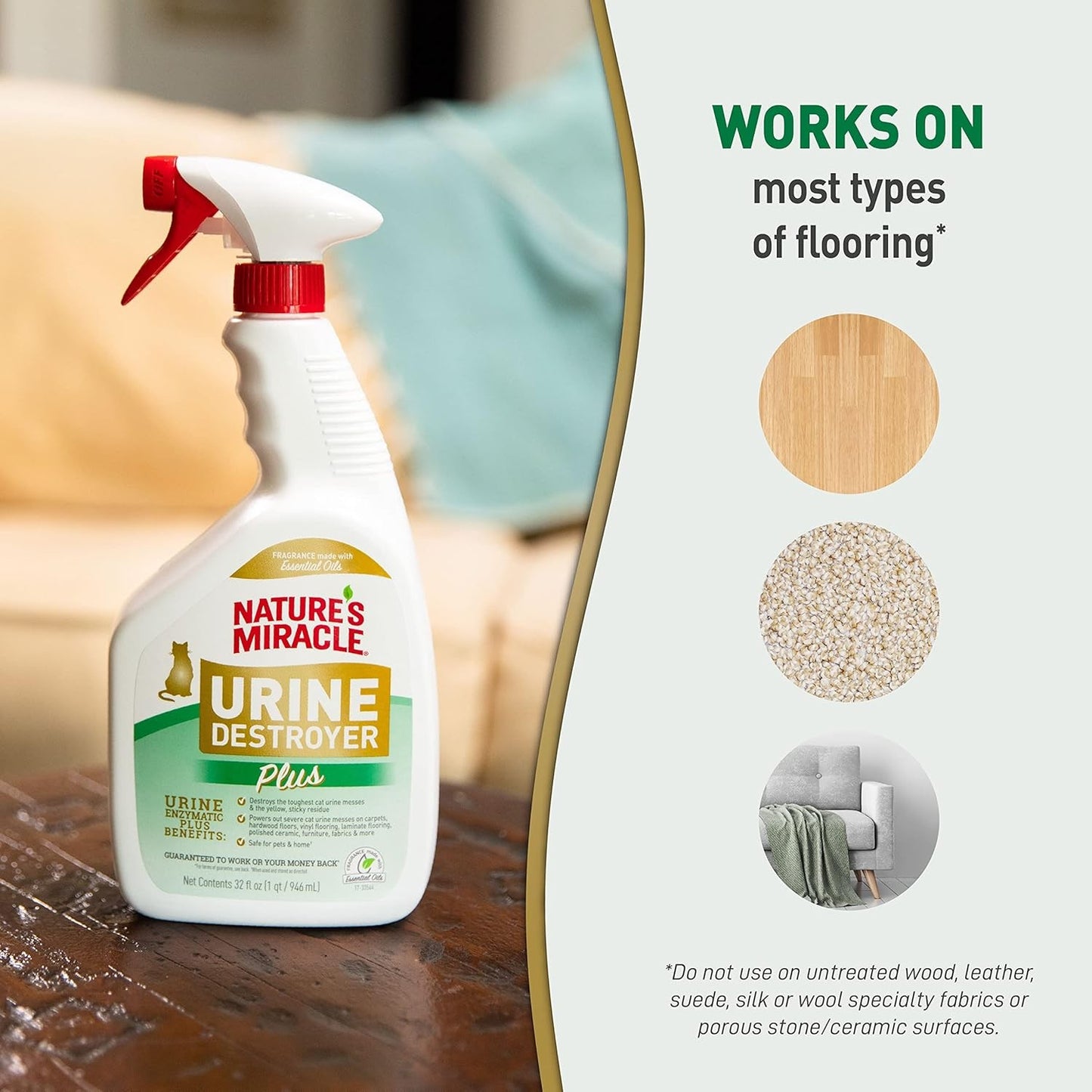 Nature's Miracle Cat Urine Destroyer Plus Spray