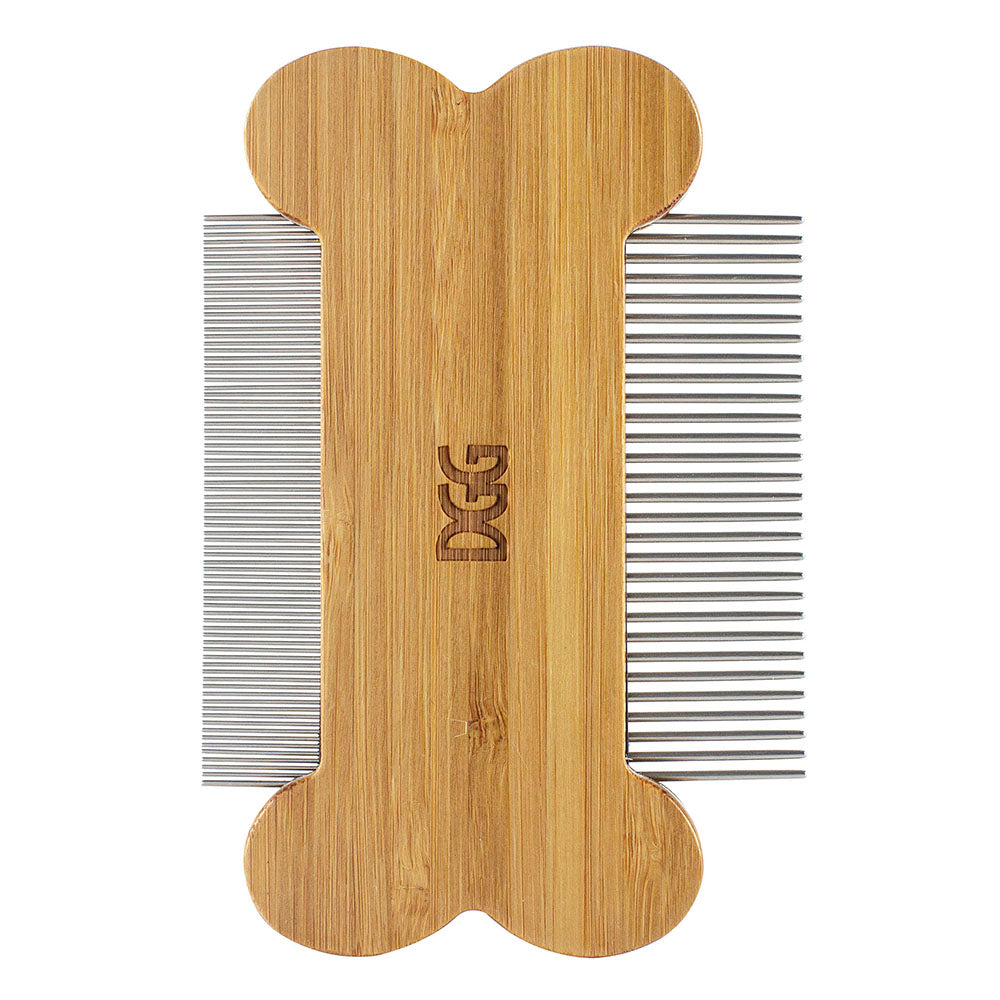 DGG Double Sided Bamboo Flea Comb