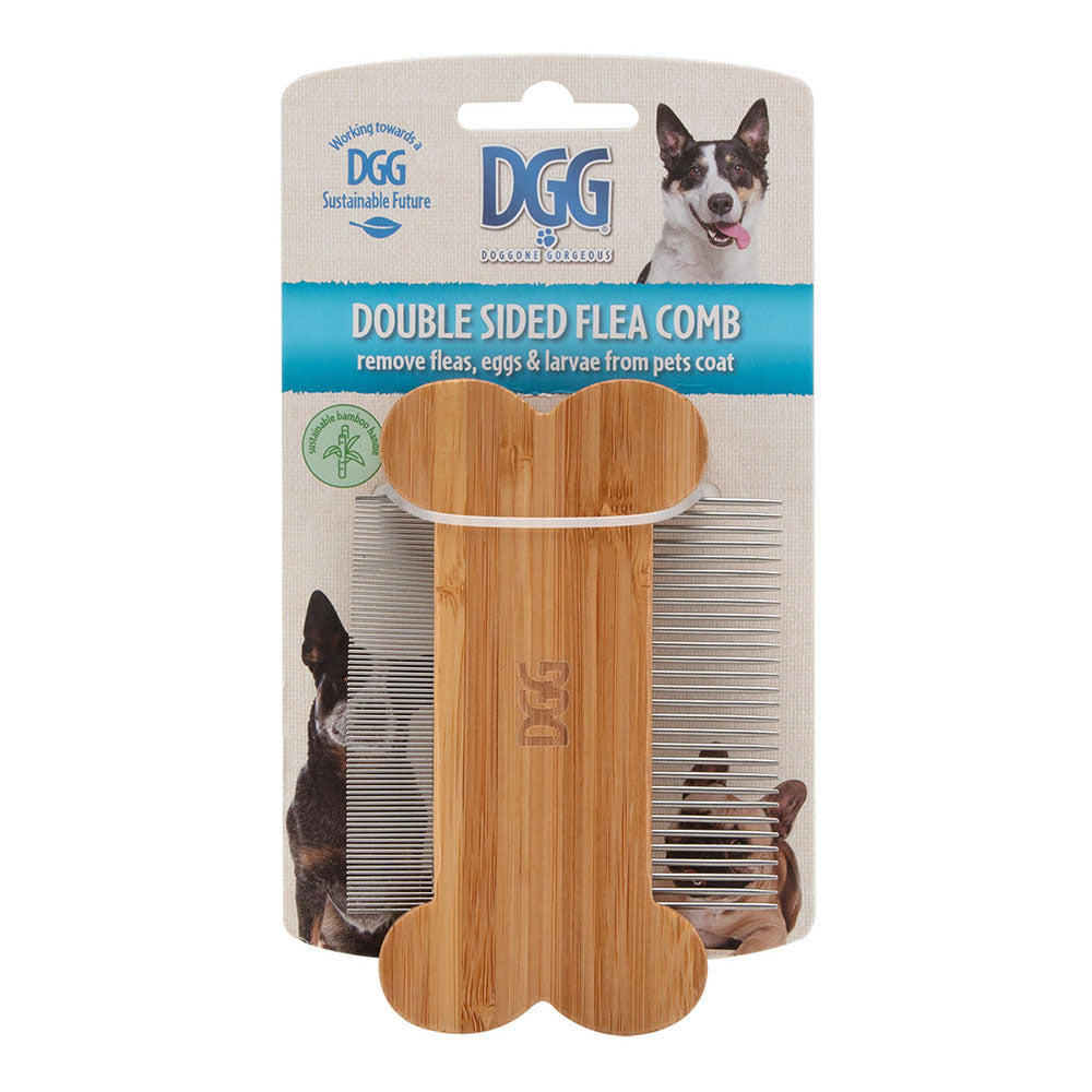 DGG Double Sided Bamboo Flea Comb