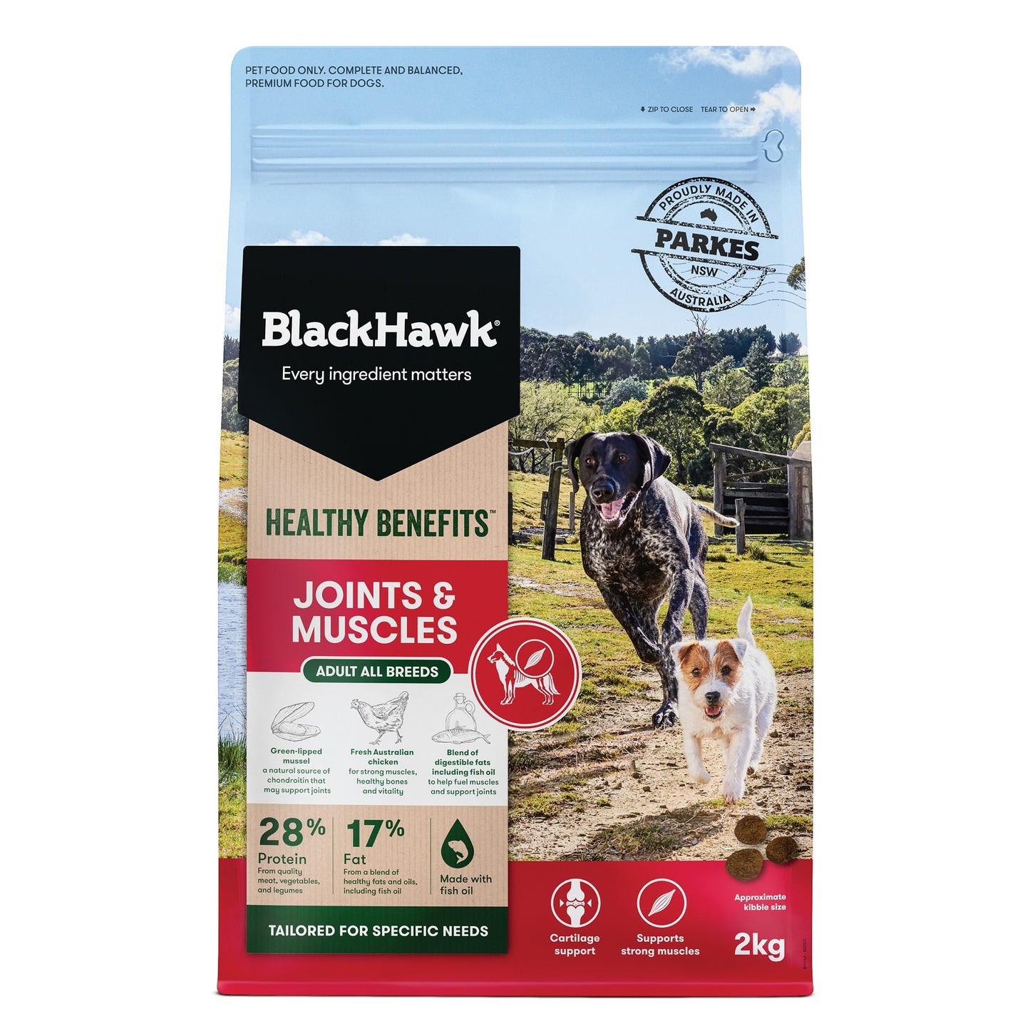 Black Hawk Healthy Benefits Joints Muscles Dry Dog Food