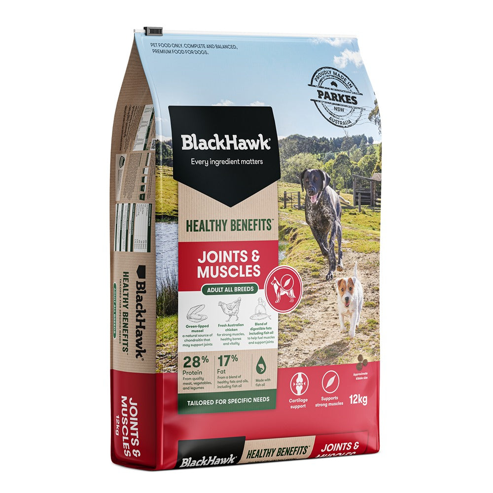 Black Hawk Healthy Benefits Joints Muscles Dry Dog Food