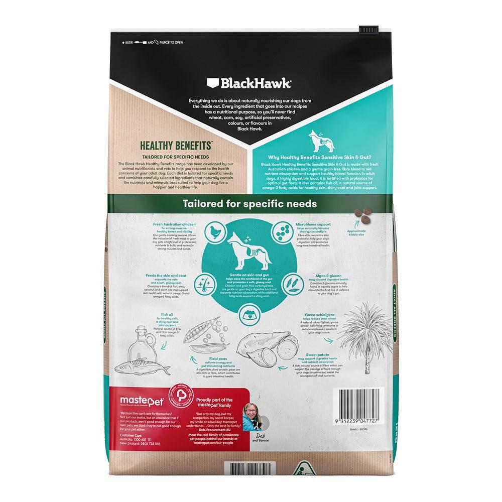 Black Hawk Healthy Benefits Sensitive Gut Dry Dog Food