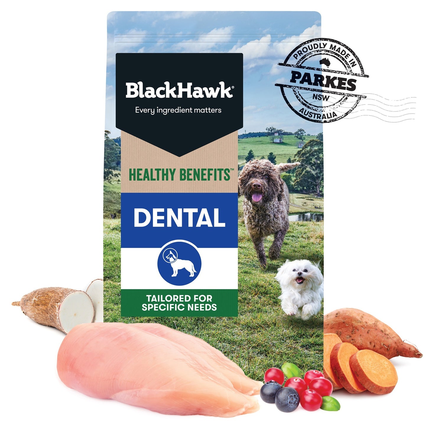Black Hawk Healthy Benefits Dental Dry Dog Food