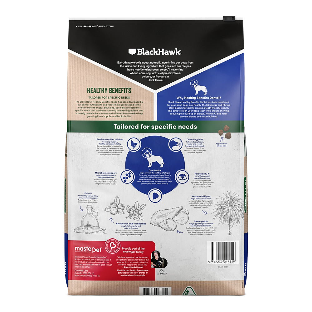 Black Hawk Healthy Benefits Dental Dry Dog Food