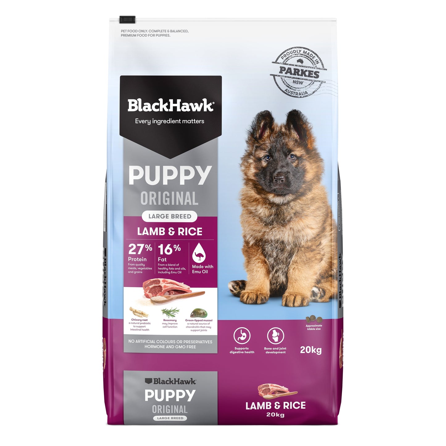 Black Hawk Puppy Lamb & Rice Large Breed Dry Dog Food