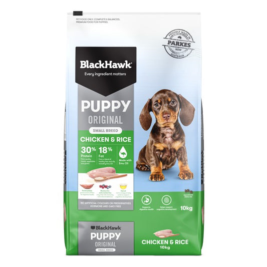 Black Hawk Puppy Chicken & Rice Small Breed Dry Dog Food