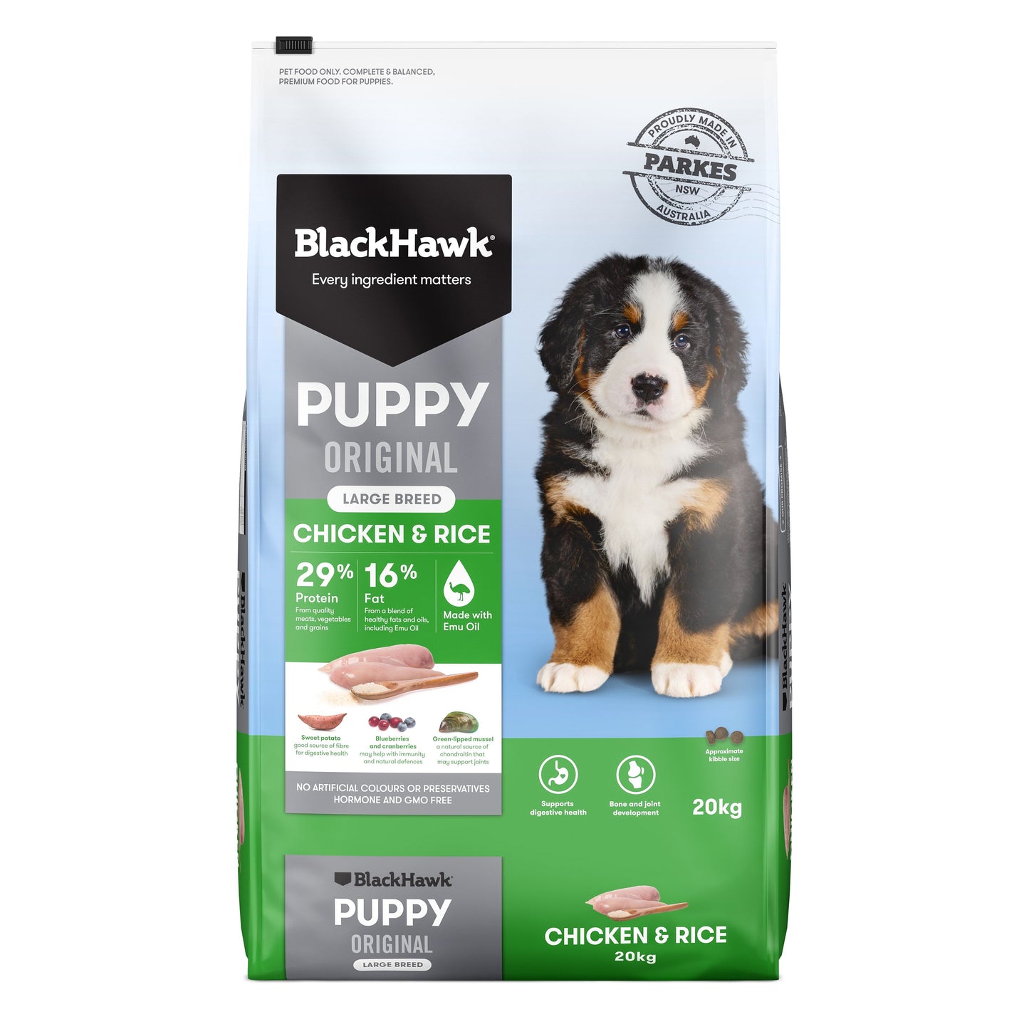 Black Hawk Puppy Chicken & Rice Large Breed Dry Dog Food