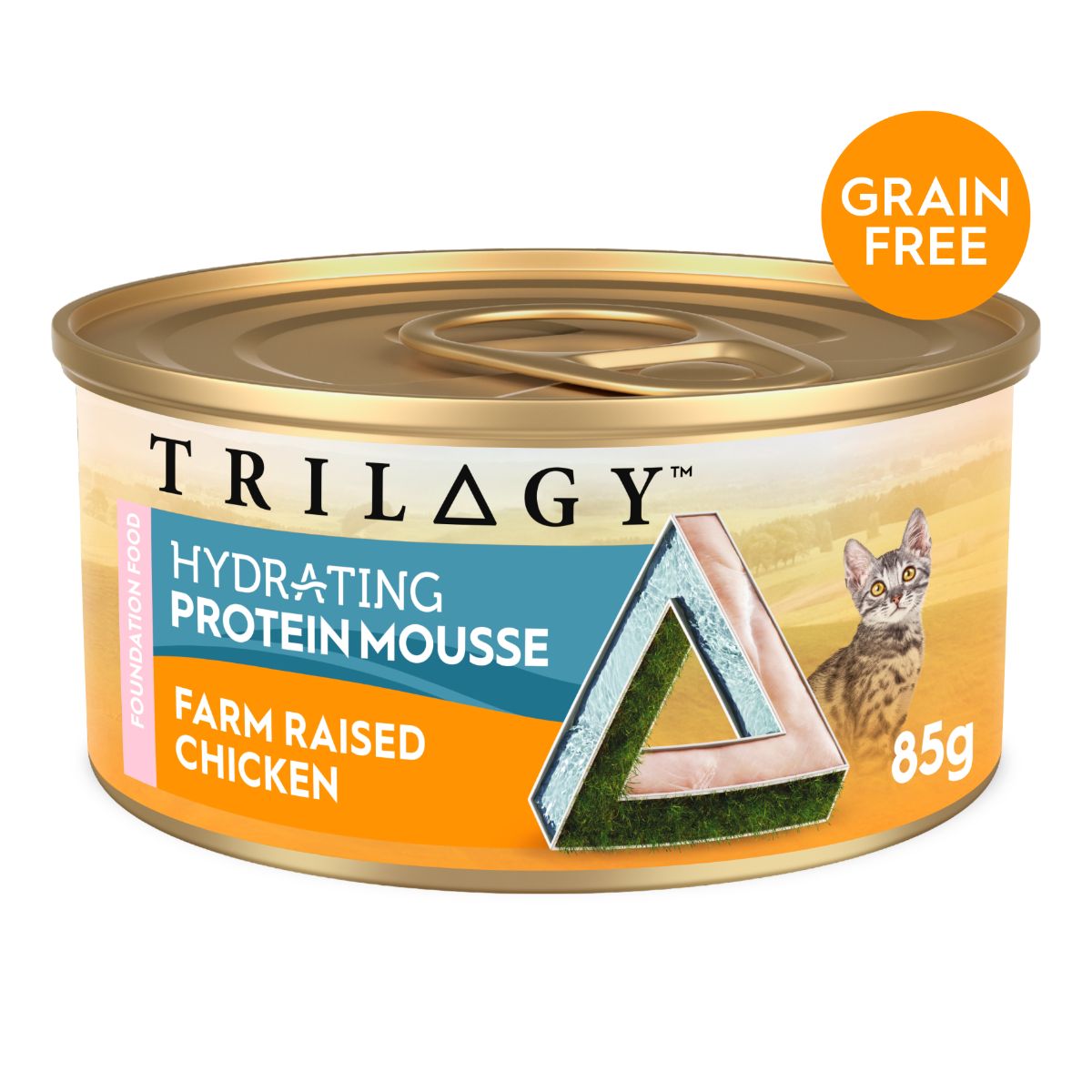 Trilogy Hydrating Protein Mousse Kitten Chicken Wet Cat Food 85g