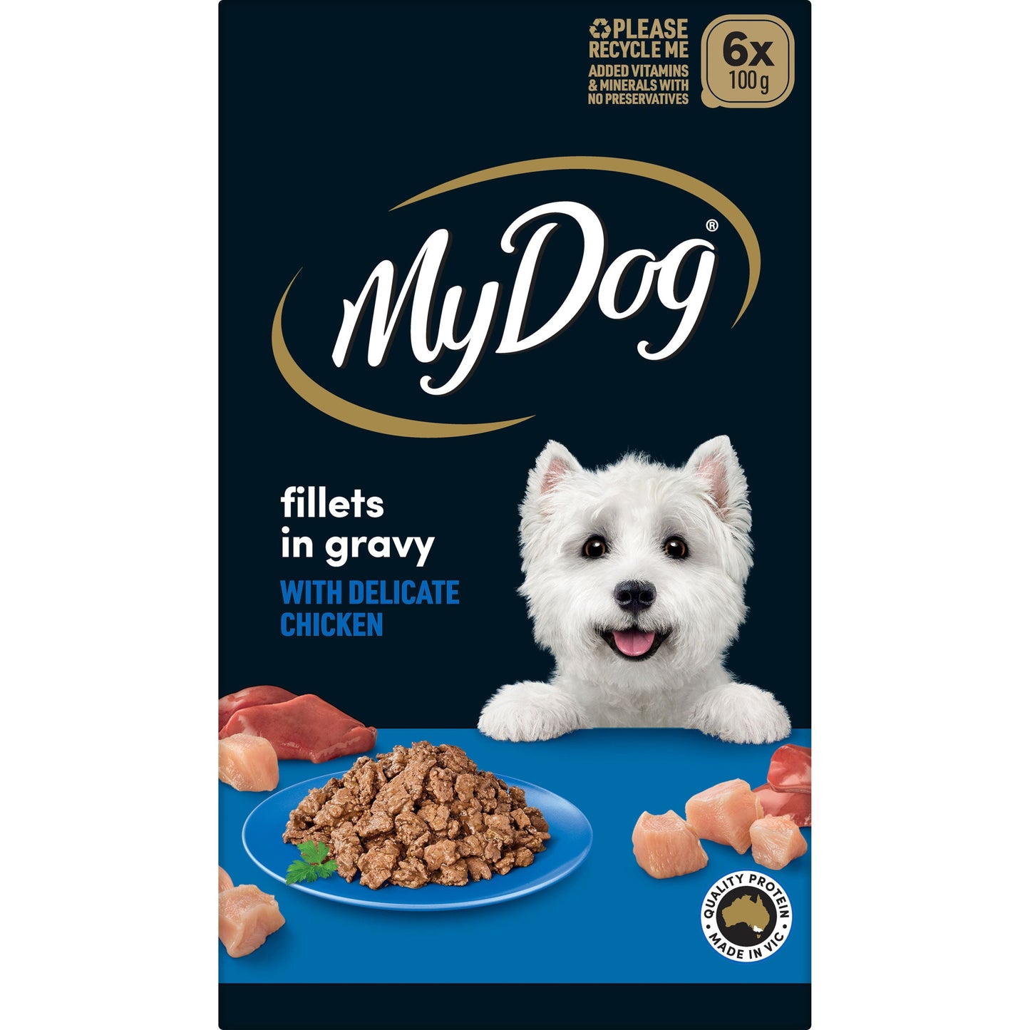 My Dog Chicken in Gravy Wet Dog Food 6x100g