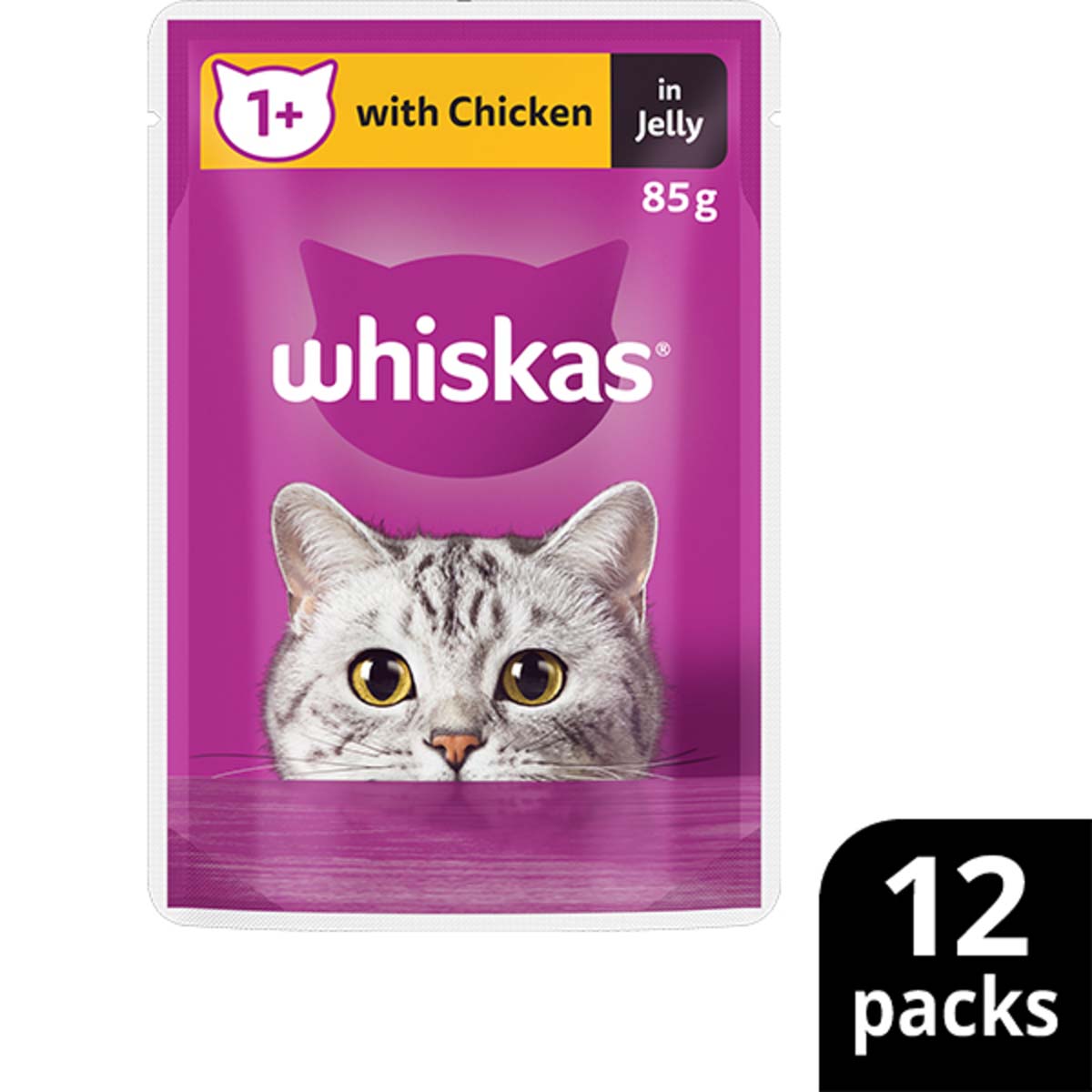 Whiskas Favourites 1+ Chicken In Jelly 12x85g