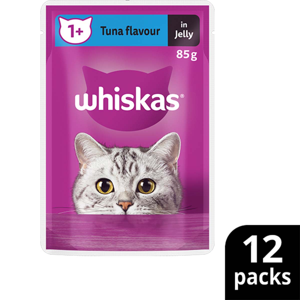 Whiskas Favourites Cat Adt 1+ Tuna Flavour Favourites In Jelly 12x85g