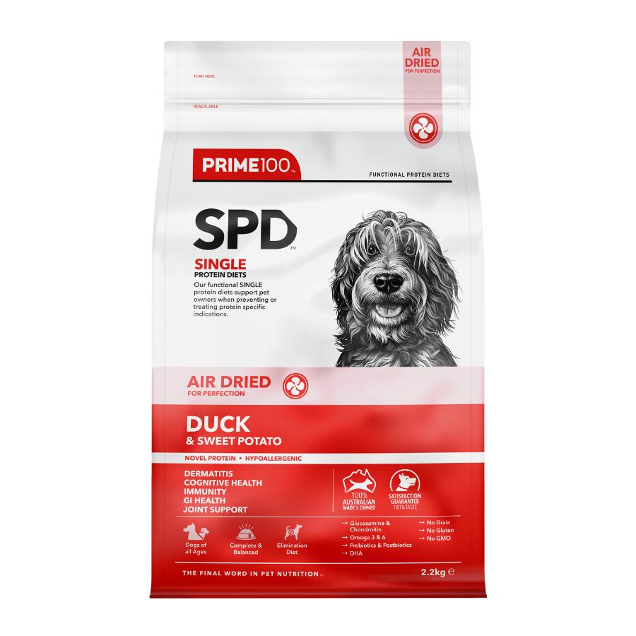 Prime100 SKG Air Dried Duck & Sweet Potato Dry Dog Food