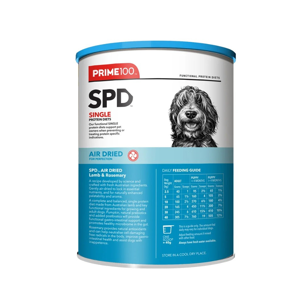 Prime100 SPD Air Dried Lamb & Rosemary Dry Dog Food