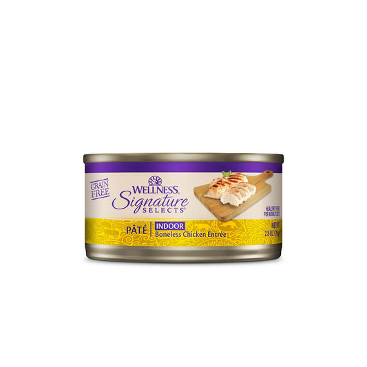 Wellness Core Signature Selects Indoor Boneless Chicken Entrée Pate Wet Cat Food 79g