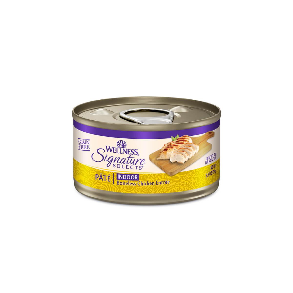 Wellness Core Signature Selects Indoor Boneless Chicken Entrée Pate Wet Cat Food 79g